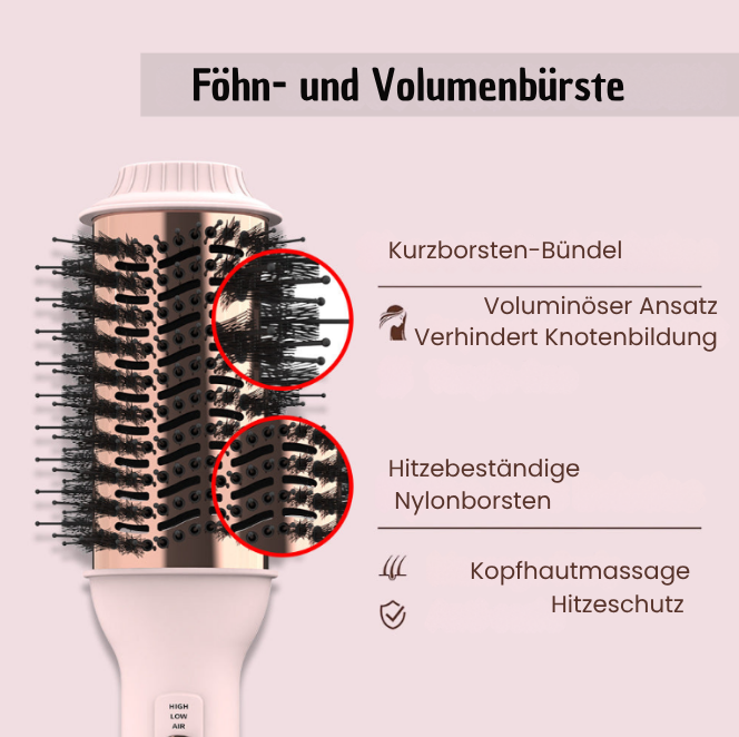 4-in-1 Föhn- und Stylingbürste